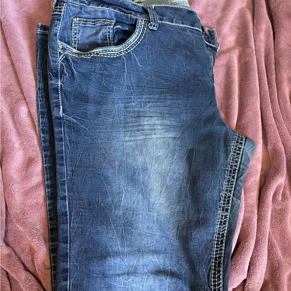 Amethyst Blue Denim Jeans